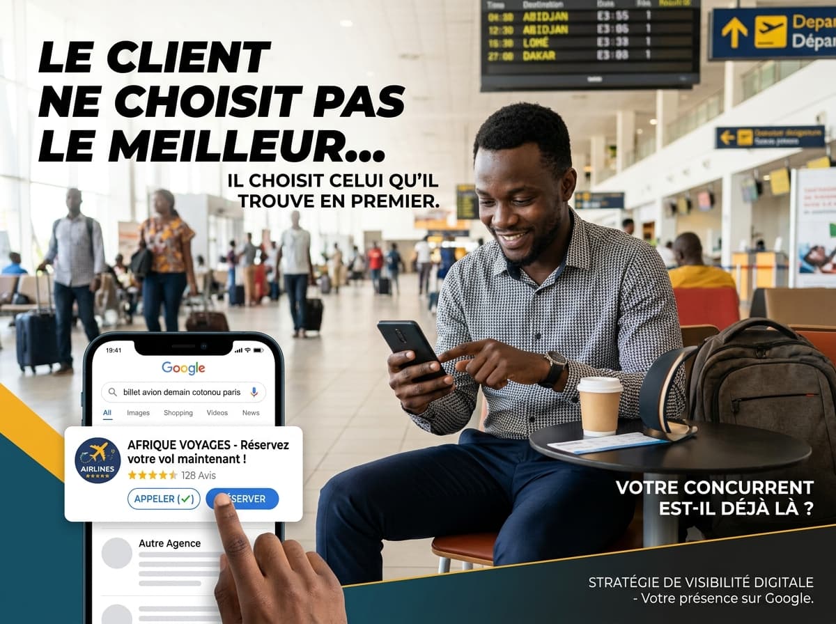 Le client ne choisit pas toujours le meilleur. Il choisit souvent celui qu’il trouve en premier